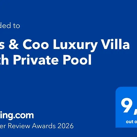Des & Coo Luxury With Private Pool 팔리라키